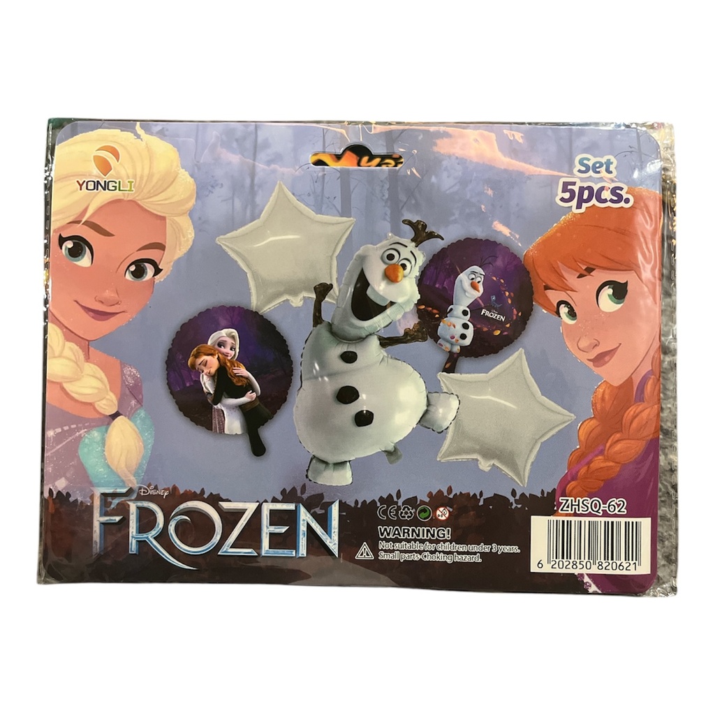 Set de 5 Globos Foil Temáticos