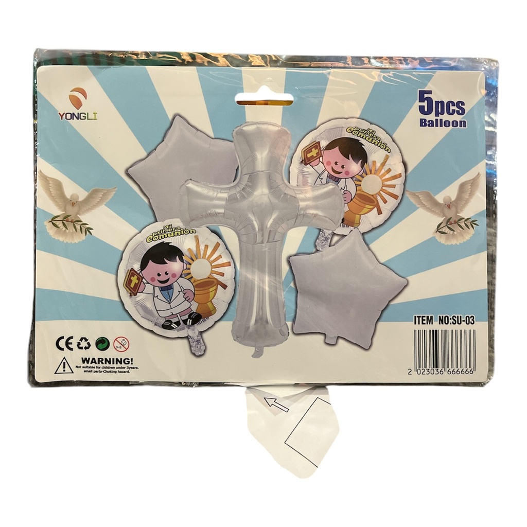 Set de 5 Globos Foil Temáticos