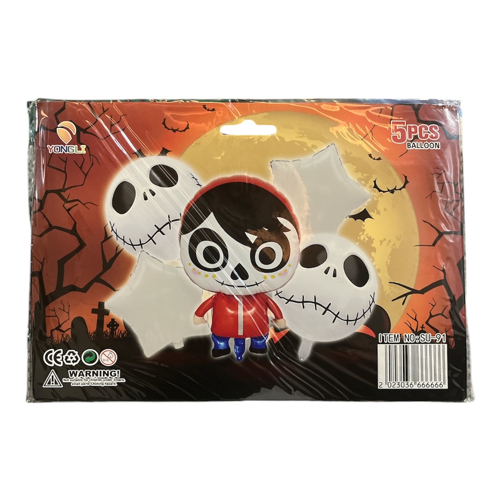 Set de 5 Globos Foil Temáticos