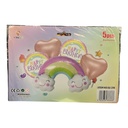 Set de 5 Globos Foil Temáticos