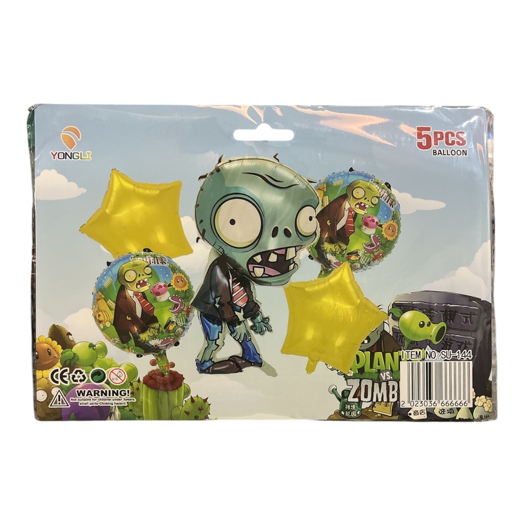 Set de 5 Globos Foil Temáticos