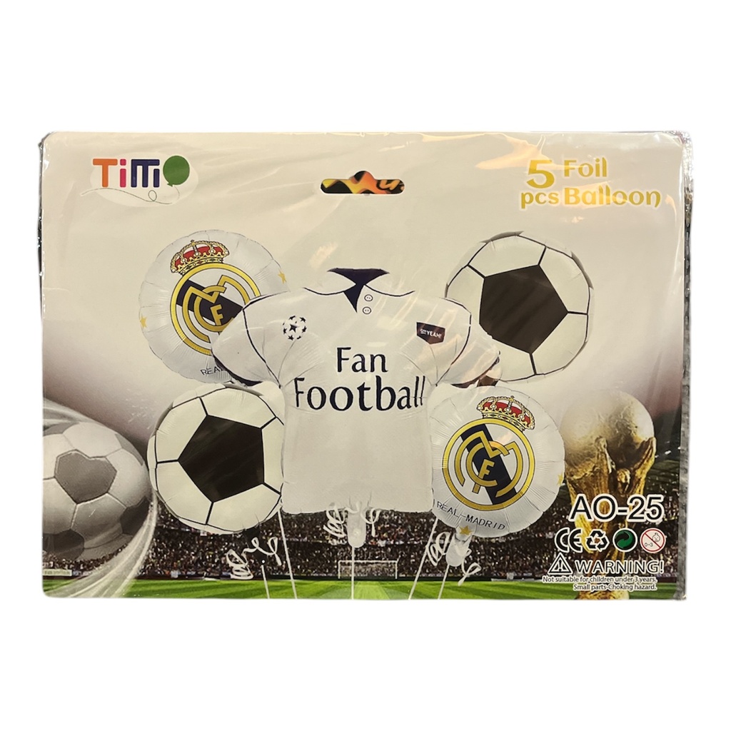 Set de 5 Globos Foil Temáticos