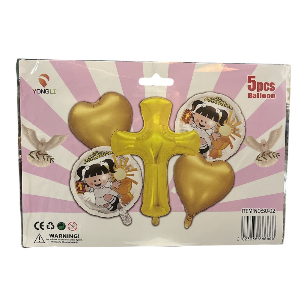 Set de 5 Globos Foil Temáticos