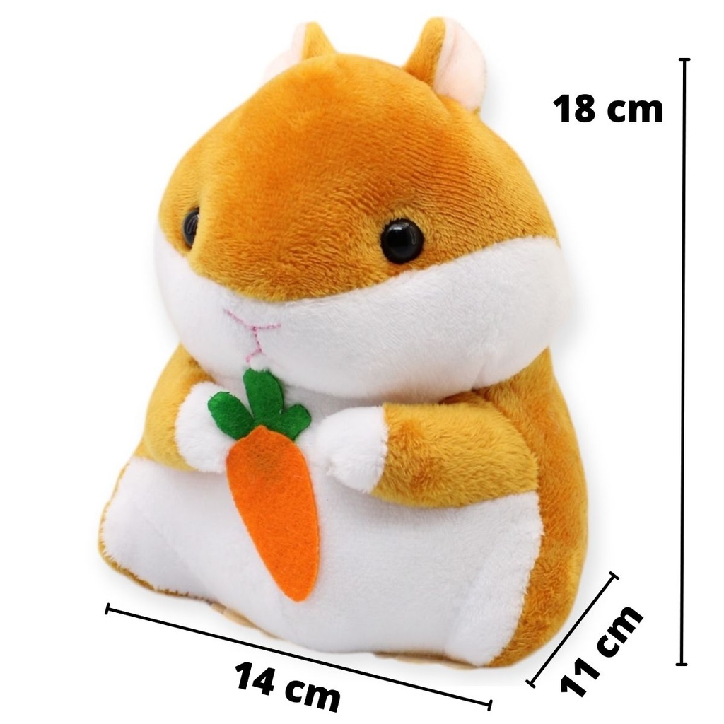 Peluche Cuyo Cuyin Café Ch Medidas