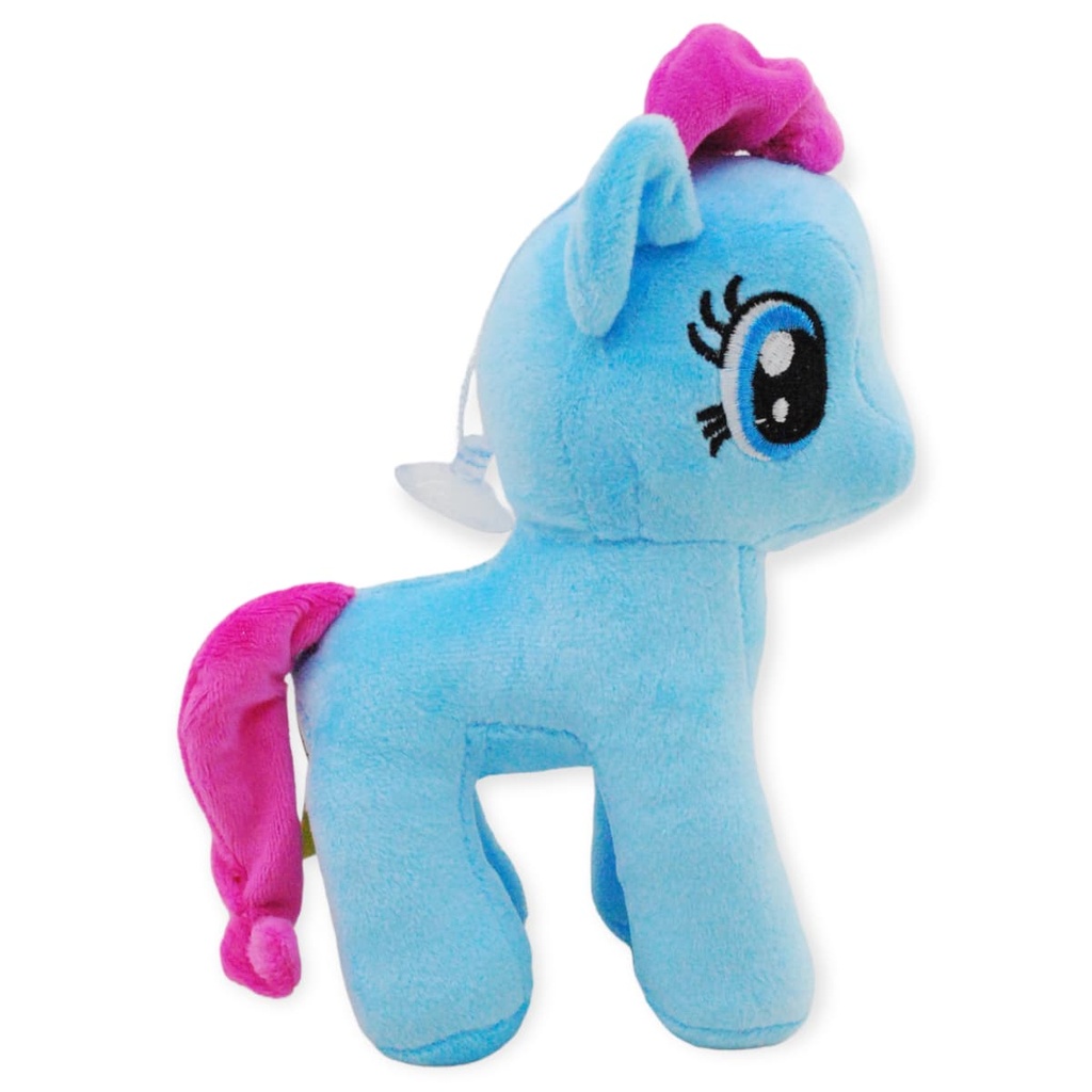 Peluche Caballito Coloritin Azul Ch Derecha
