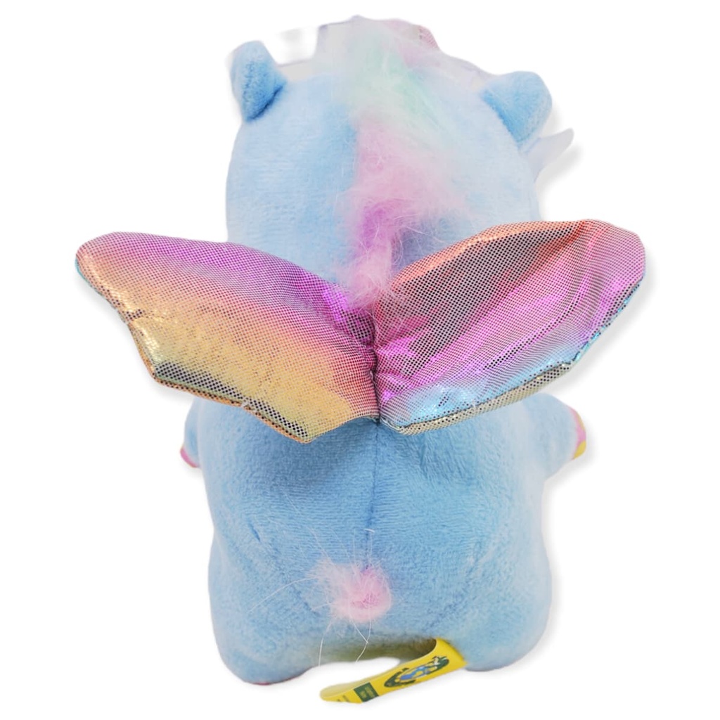 Peluche Unicornio Aladyn Azul Ch Posterior
