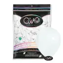 Globo Latex Q'Wao 12" Clásico 100pz Blanco