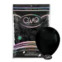 Globo Latex Q'Wao 12" Clásico 100pz Negro