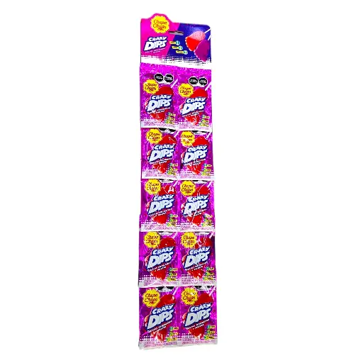Blister Paleta Chupa Chups Crazy Uva 120g 10pzs